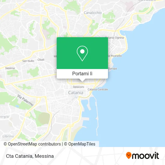 Mappa Cta Catania