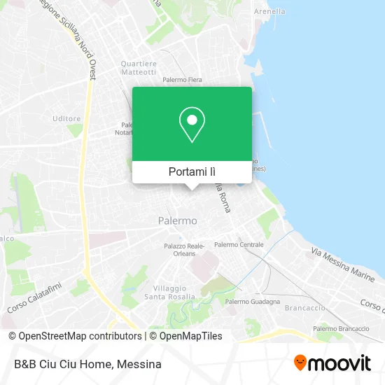 Mappa B&B Ciu Ciu Home