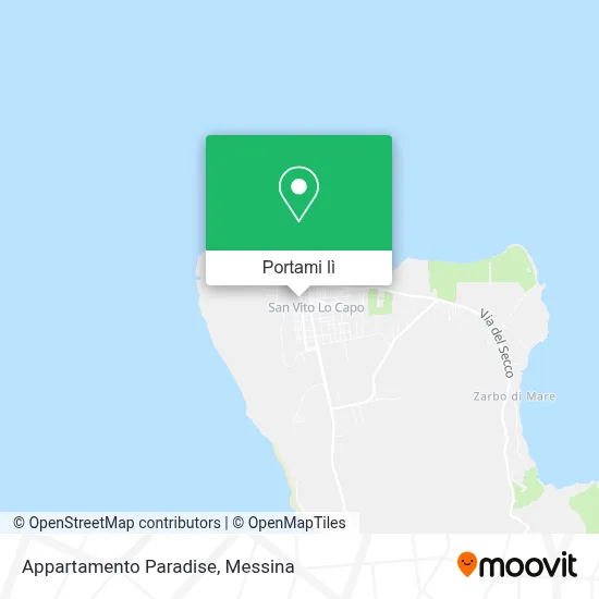 Mappa Appartamento Paradise