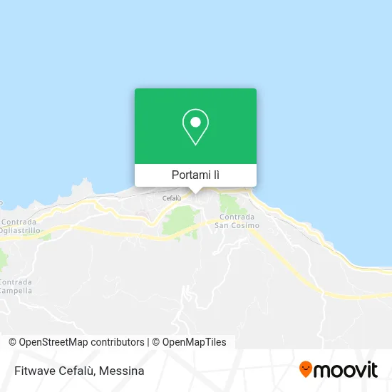 Mappa Fitwave Cefalù