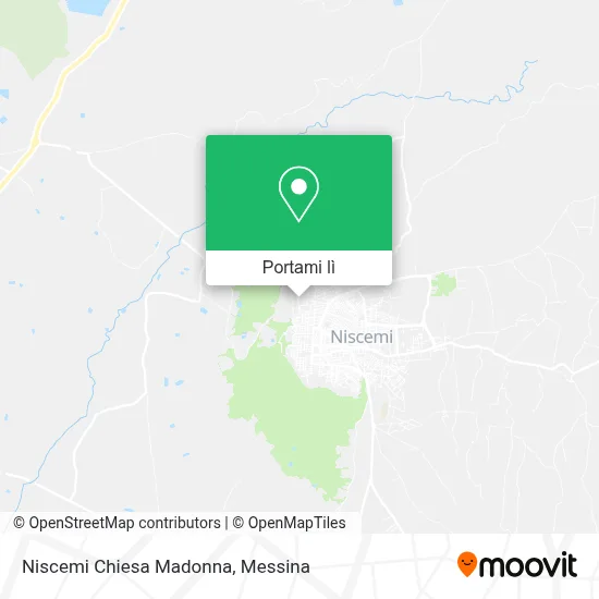 Mappa Niscemi Chiesa Madonna