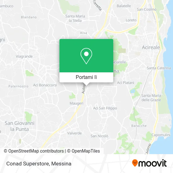 Mappa Conad Superstore