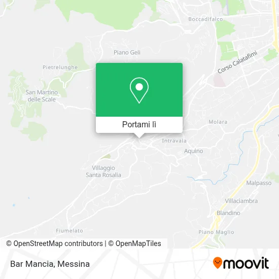 Mappa Bar Mancia