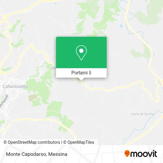 Mappa Monte Capodarso