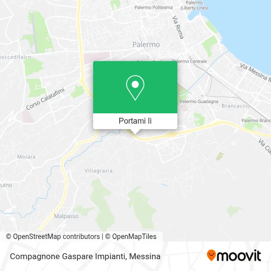 Mappa Compagnone Gaspare Impianti