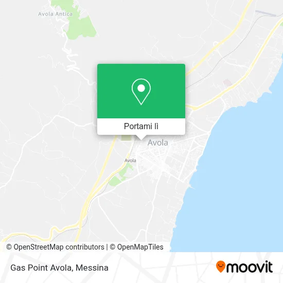 Mappa Gas Point Avola