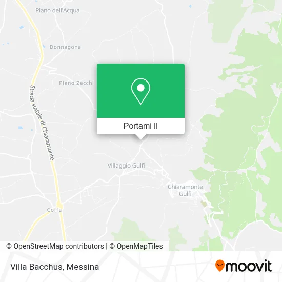 Mappa Villa Bacchus