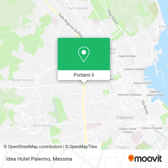 Mappa Idea Hotel Palermo