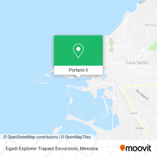 Mappa Egadi Explorer-Trapani Escursioni