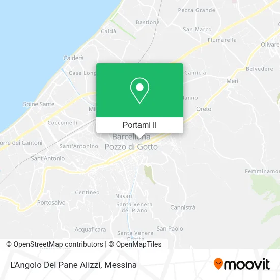 Mappa L'Angolo Del Pane Alizzi