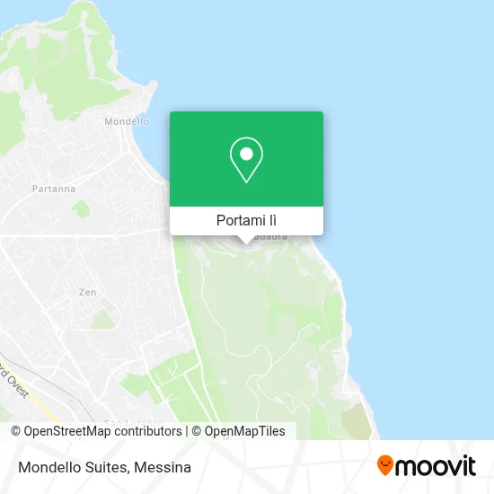 Mappa Mondello Suites
