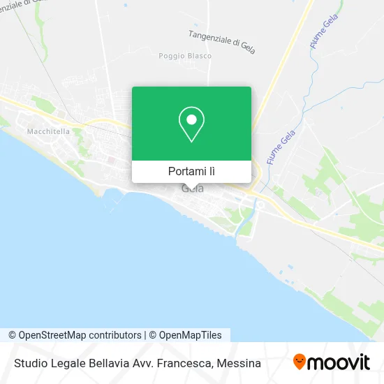 Mappa Studio Legale Bellavia Avv. Francesca
