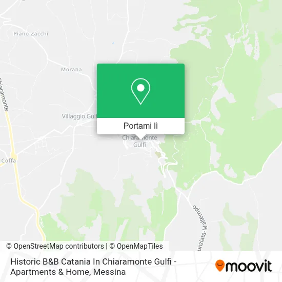 Mappa Historic B&B Catania In Chiaramonte Gulfi - Apartments & Home