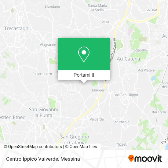 Mappa Centro Ippico Valverde