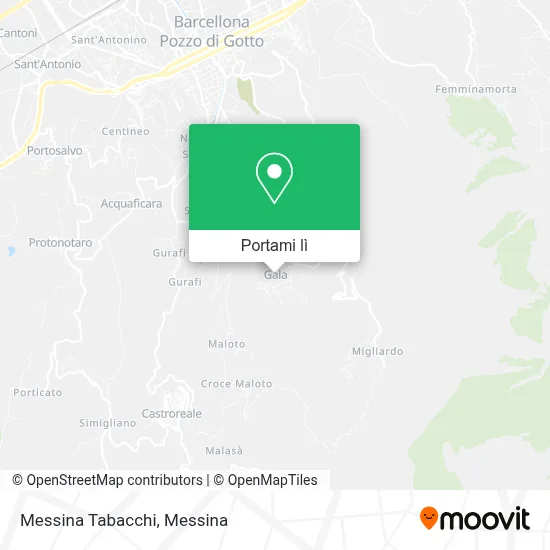 Mappa Messina Tabacchi