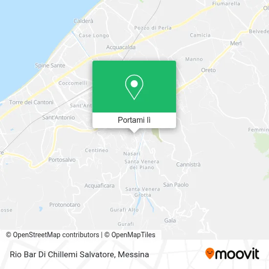 Mappa Rio Bar Di Chillemi Salvatore