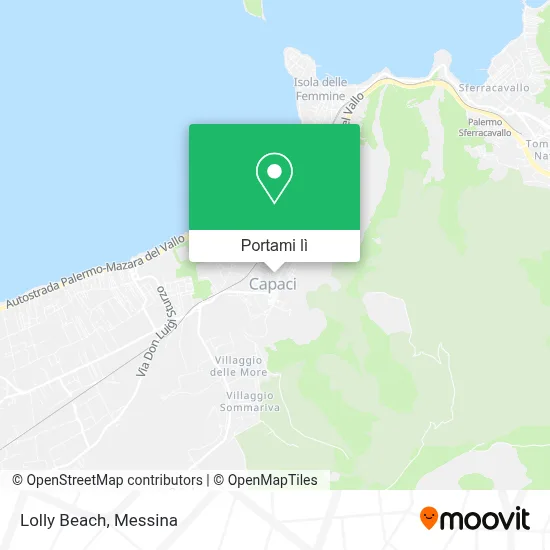 Mappa Lolly Beach