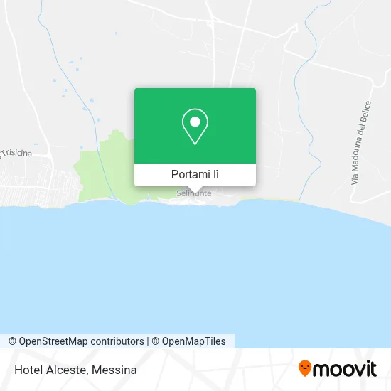 Mappa Hotel Alceste