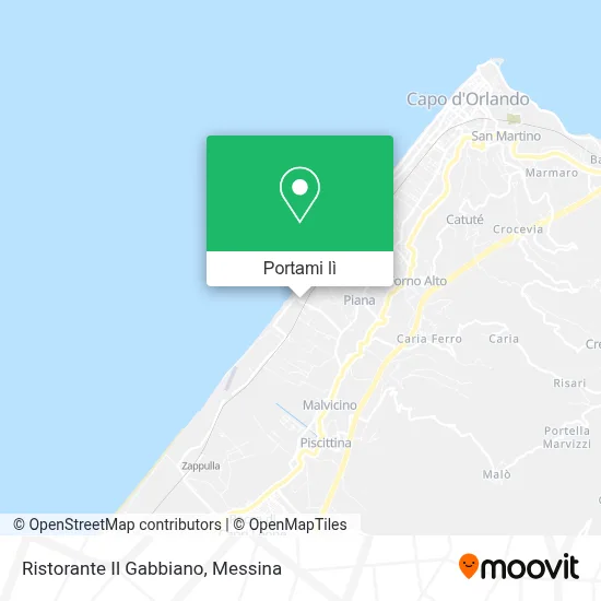 Mappa Ristorante Il Gabbiano