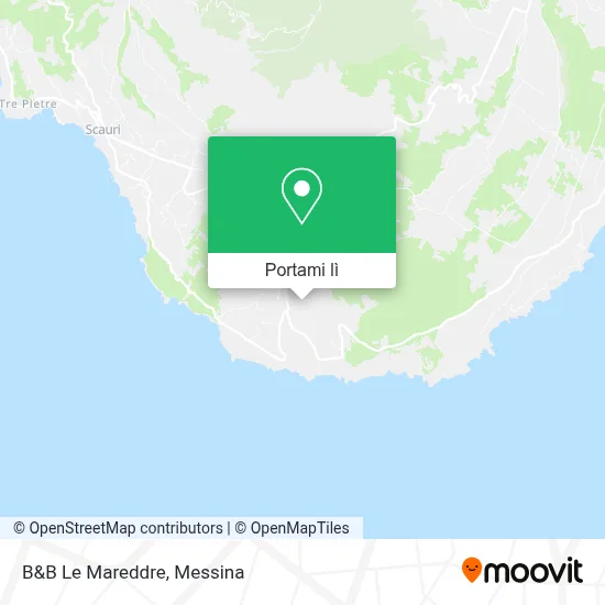 Mappa B&B Le Mareddre