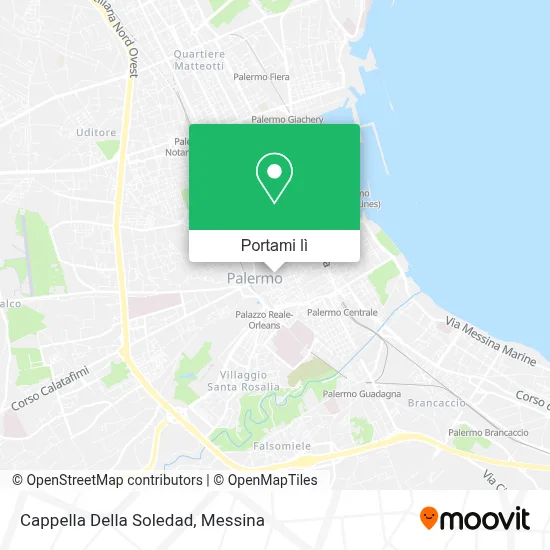 Mappa Cappella Della Soledad
