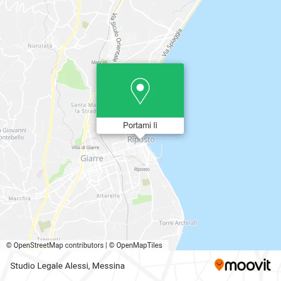 Mappa Studio Legale Alessi