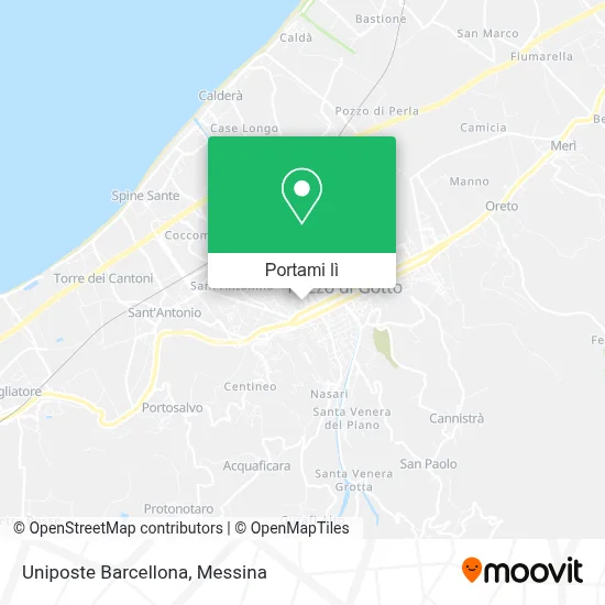 Mappa Uniposte Barcellona