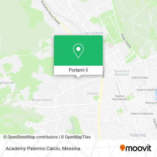 Mappa Academy Palermo Calcio