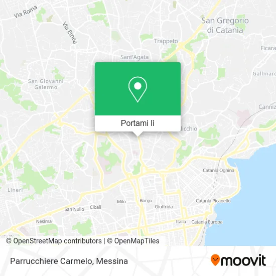 Mappa Parrucchiere Carmelo