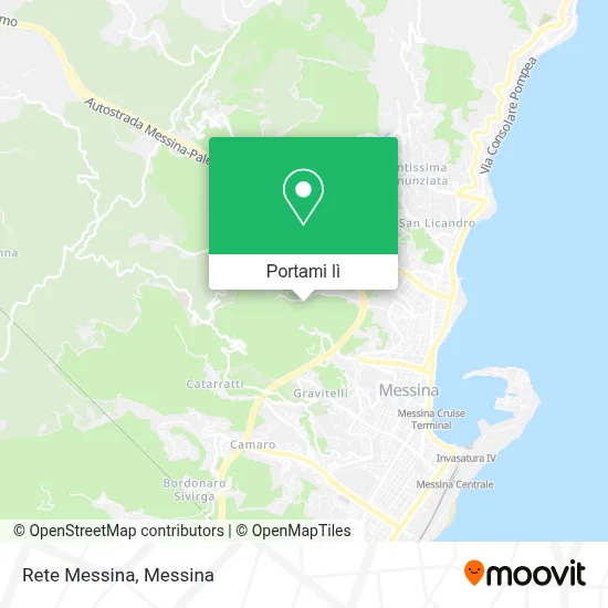 Mappa Rete Messina