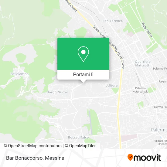 Mappa Bar Bonaccorso