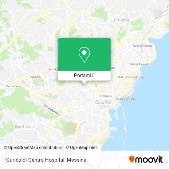 Mappa Garibaldi-Centro Hospital