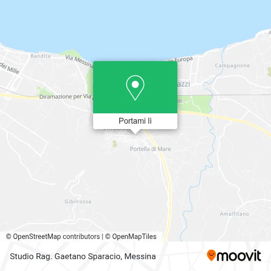 Mappa Studio Rag. Gaetano Sparacio
