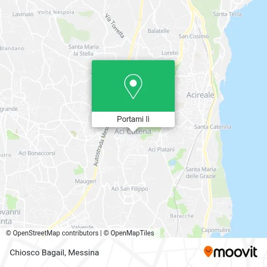 Mappa Chiosco Bagail