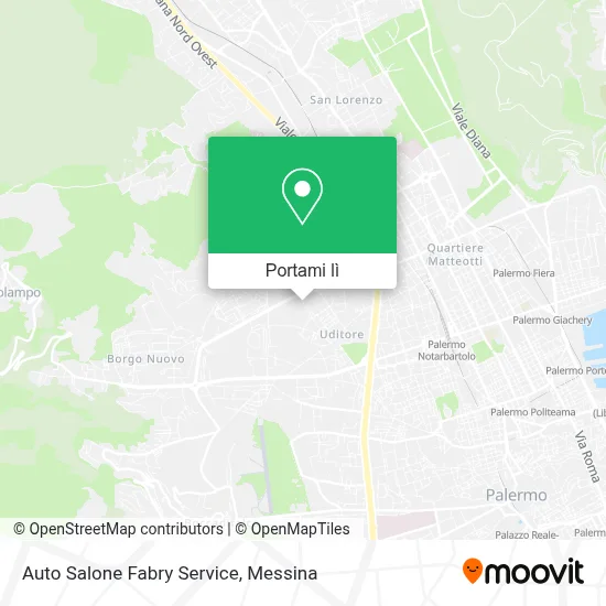 Mappa Auto Salone Fabry Service