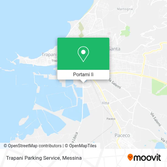 Mappa Trapani Parking Service