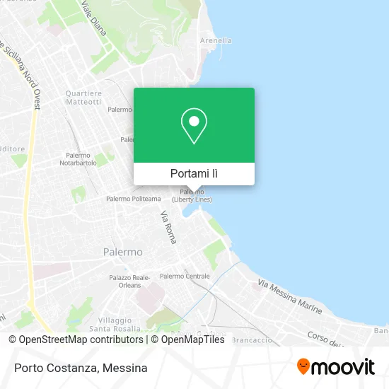 Mappa Porto Costanza