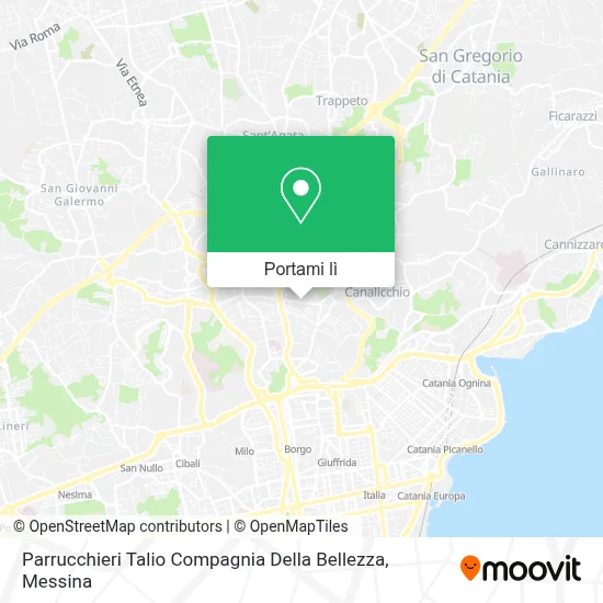 Mappa Parrucchieri Talio Compagnia Della Bellezza