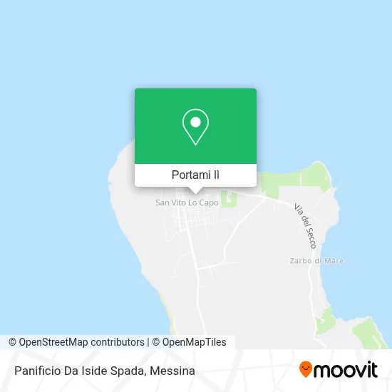 Mappa Panificio Da Iside Spada