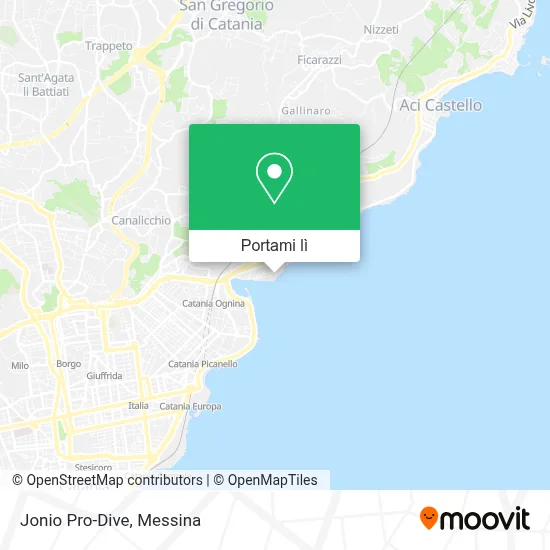 Mappa Jonio Pro-Dive