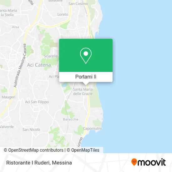 Mappa Ristorante I Ruderi
