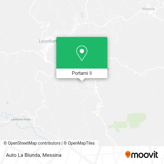 Mappa Auto La Biunda
