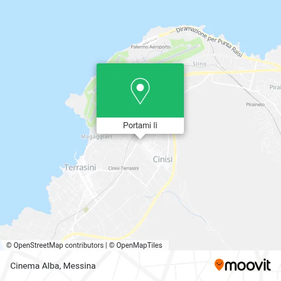 Mappa Cinema Alba
