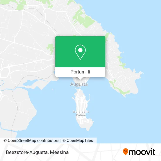 Mappa Beezstore-Augusta