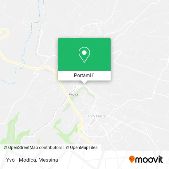 Mappa Yvò - Modica
