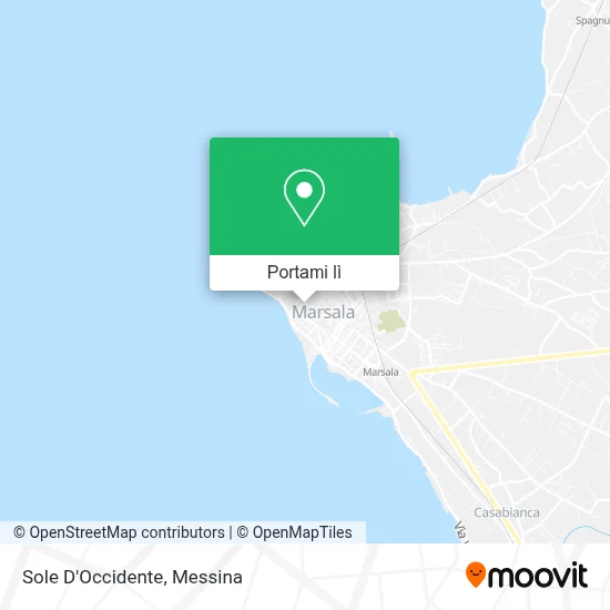 Mappa Sole D'Occidente