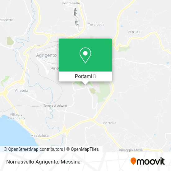 Mappa Nomasvello Agrigento