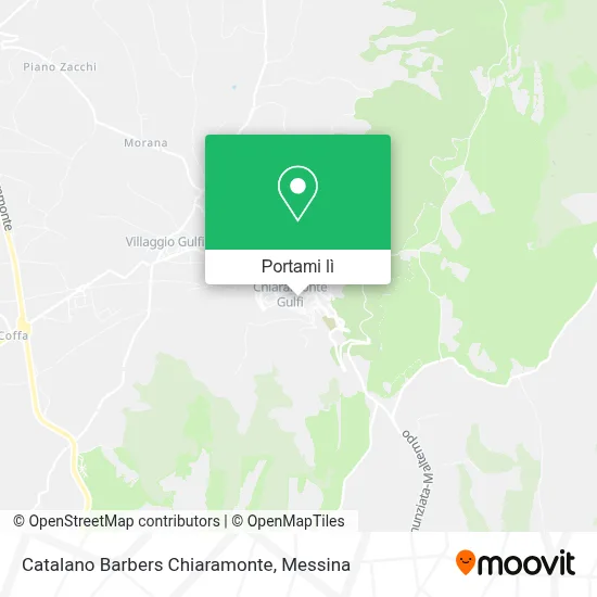 Mappa Catalano Barbers Chiaramonte