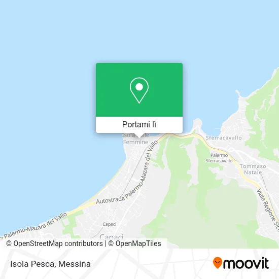 Mappa Isola Pesca