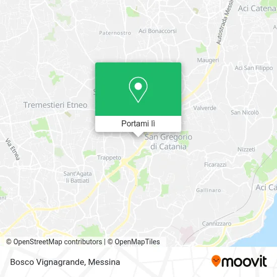 Mappa Bosco Vignagrande